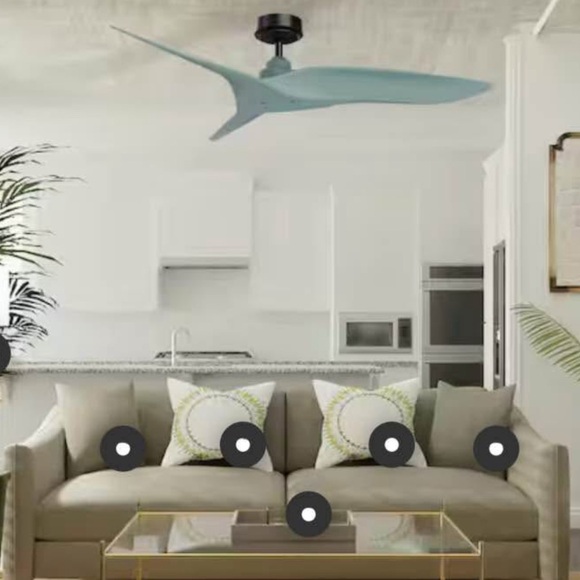 Aerofanture Low Profile Sleek Modern Ceiling Fan in Sage Green NEW - Picture 8 of 8